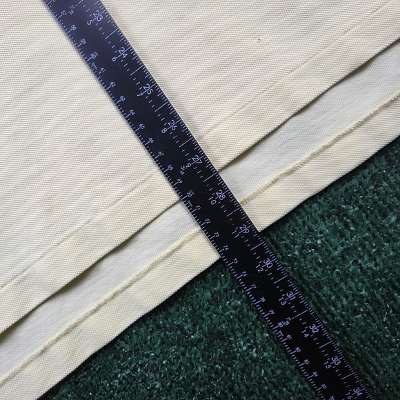 Polo Ralph Lauren Mens Large Yellow Short Sleeve Pique Cotton Polo Pony Logo - Picture 5 of 5